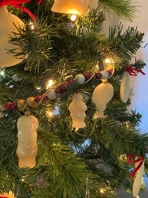 Garland of Beeswax Ornaments